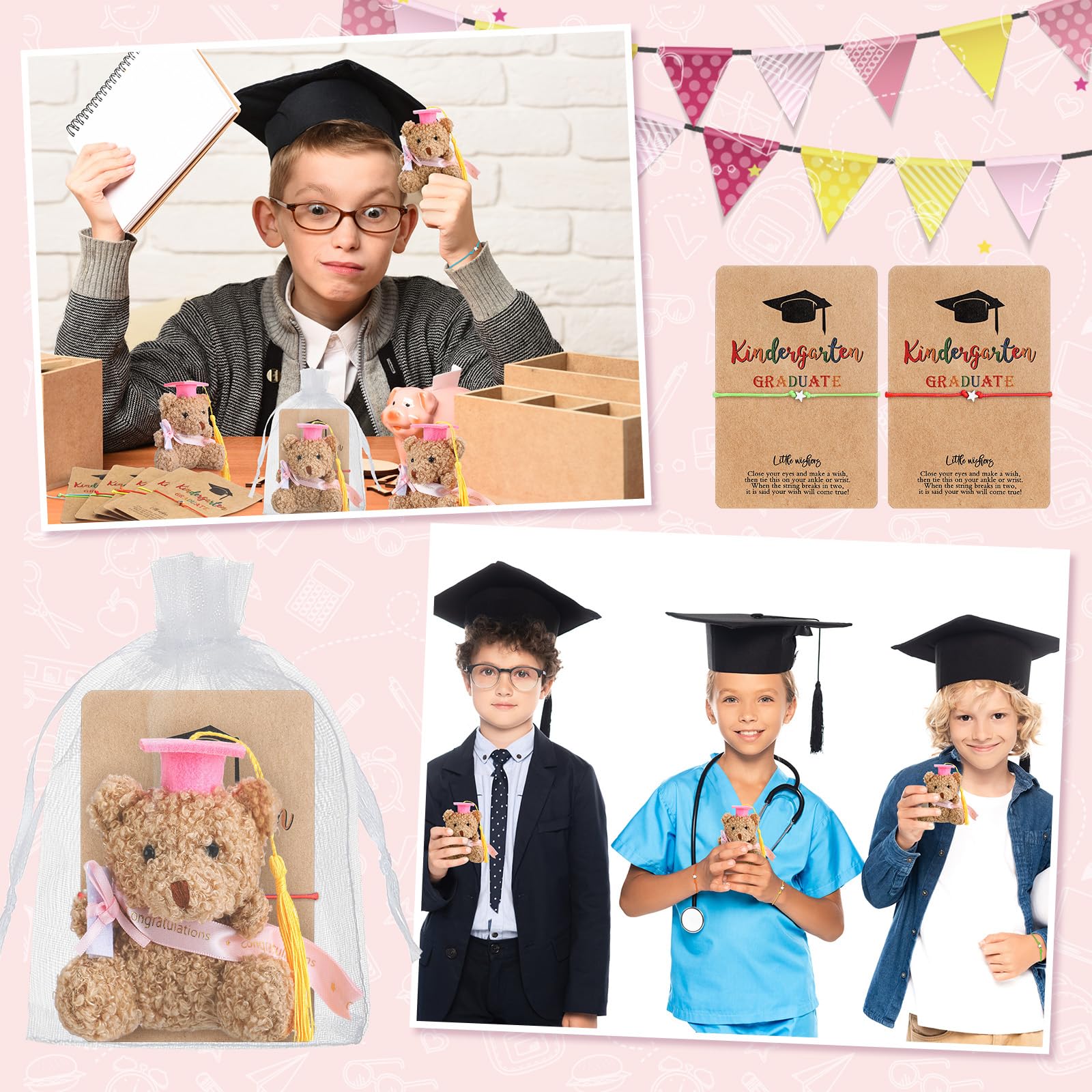 Amazon.com: Motionchic 50 Pcs 2026 Kindergarten Graduation Bear